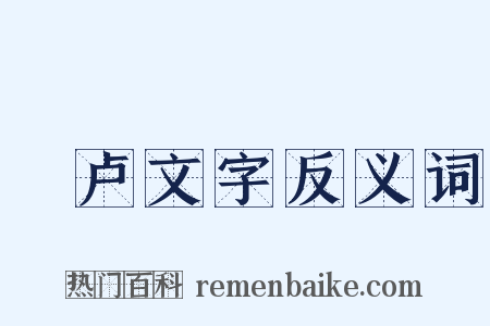 佉卢文字反义词是什么意思的图片